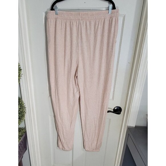 H By Halston Womens Pink Jogger Pants Drawstring Elastic Waist Size XL NWT - Picture 5 of 12